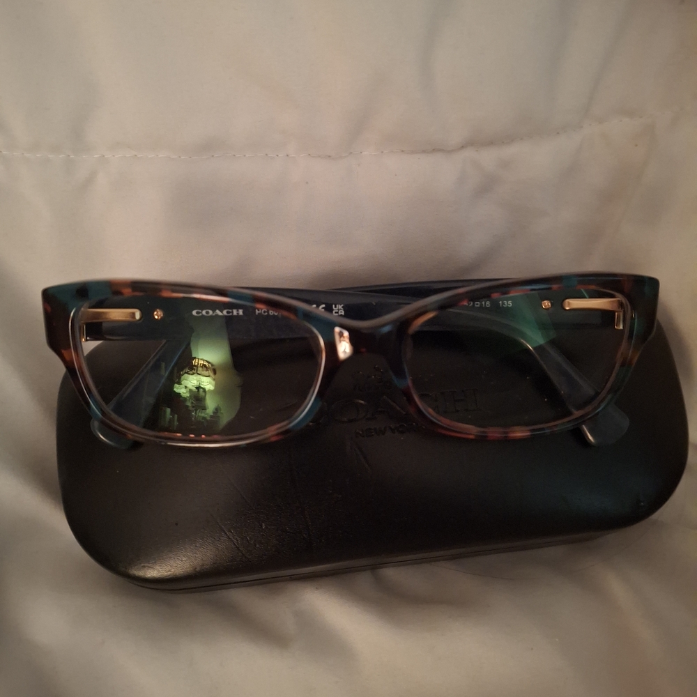 Coach Brown Glasses Contemporary Style